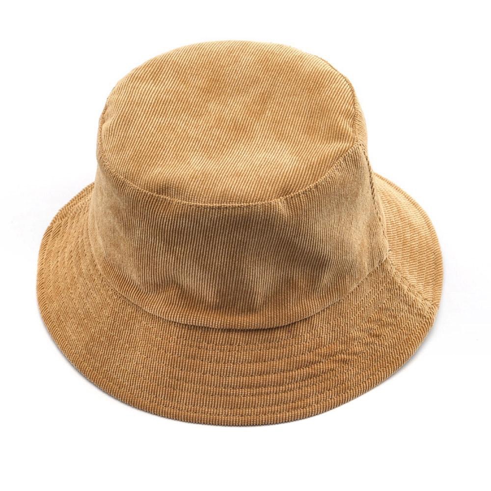 AHUA阿華有事嗎 休閒雙面純色燈芯絨漁夫帽 H0037 簡約 百搭基本款帽子 老帽 遮陽帽-細節圖5