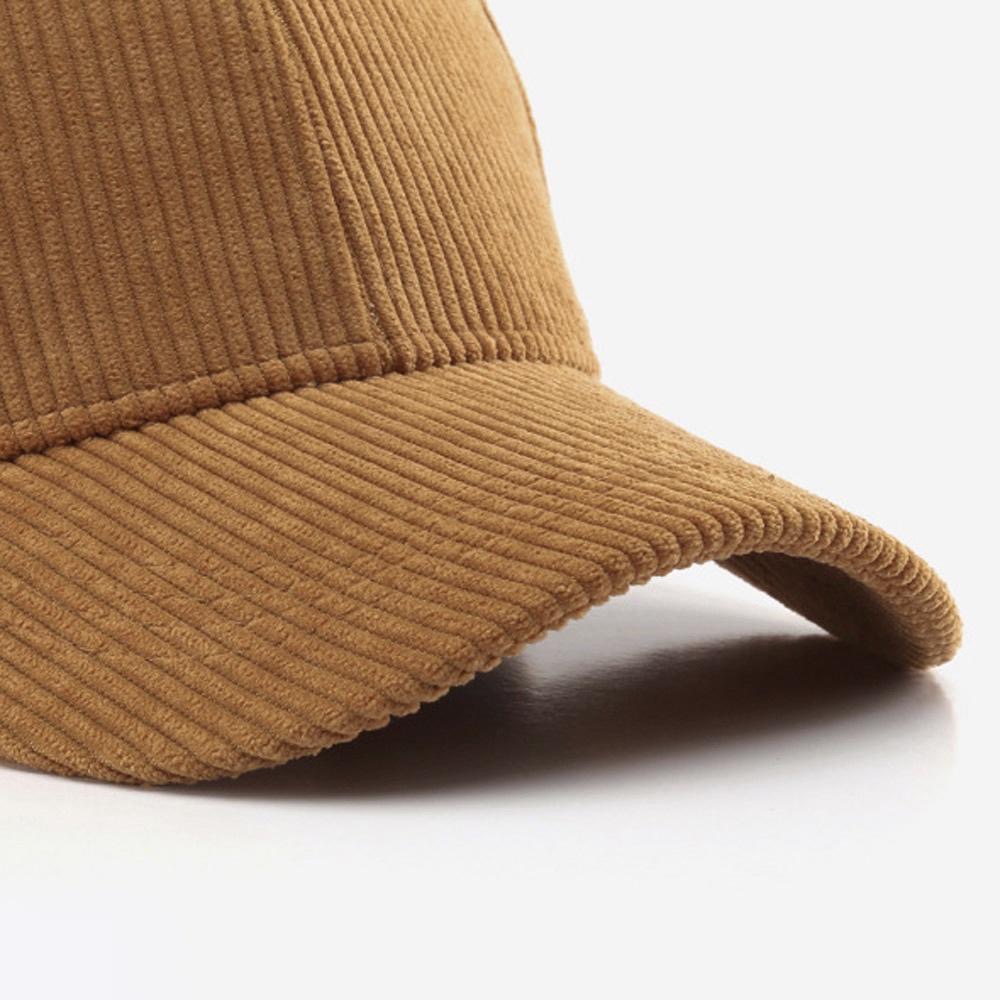 AHUA阿華有事嗎 純色燈芯絨棒球帽 鴨舌帽 H0034 簡約 百搭基本款帽子 老帽 遮陽帽-細節圖6