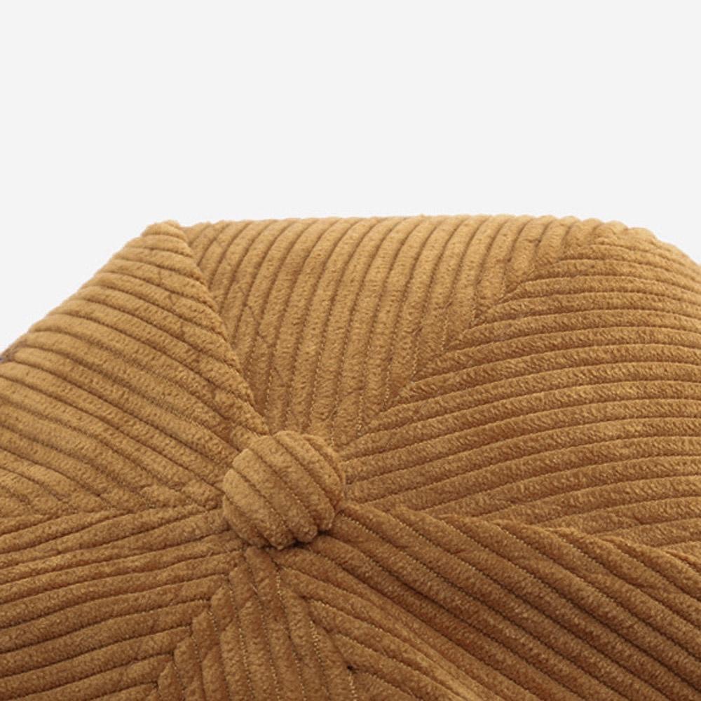 AHUA阿華有事嗎 純色燈芯絨棒球帽 鴨舌帽 H0034 簡約 百搭基本款帽子 老帽 遮陽帽-細節圖7