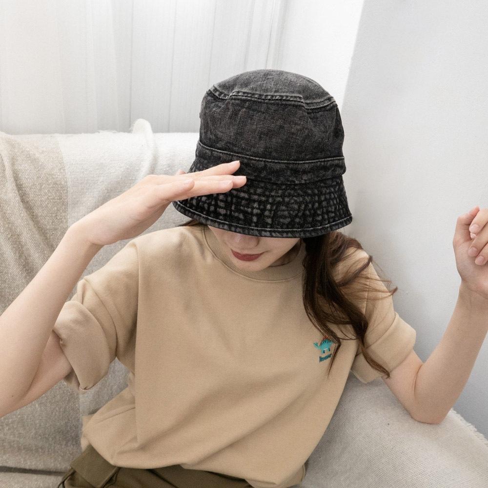 AHUA阿華有事嗎 牛仔素面漁夫帽 H0046 流行必備 戶外outdoor 百搭配件 鴨舌帽 帽子 老帽-細節圖2