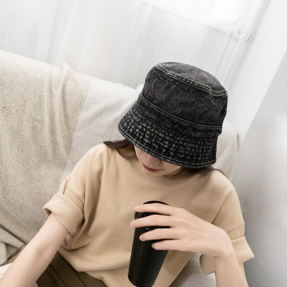 AHUA阿華有事嗎 牛仔素面漁夫帽 H0046 流行必備 戶外outdoor 百搭配件 鴨舌帽 帽子 老帽-細節圖3