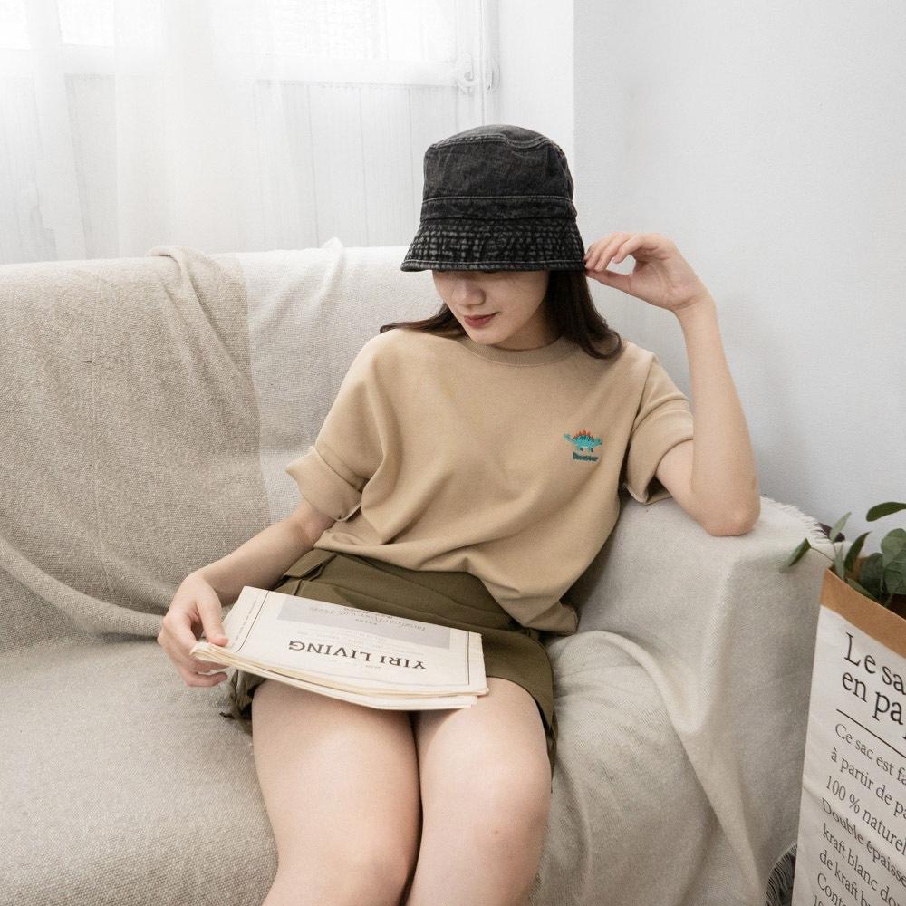 AHUA阿華有事嗎 牛仔素面漁夫帽 H0046 流行必備 戶外outdoor 百搭配件 鴨舌帽 帽子 老帽-細節圖4