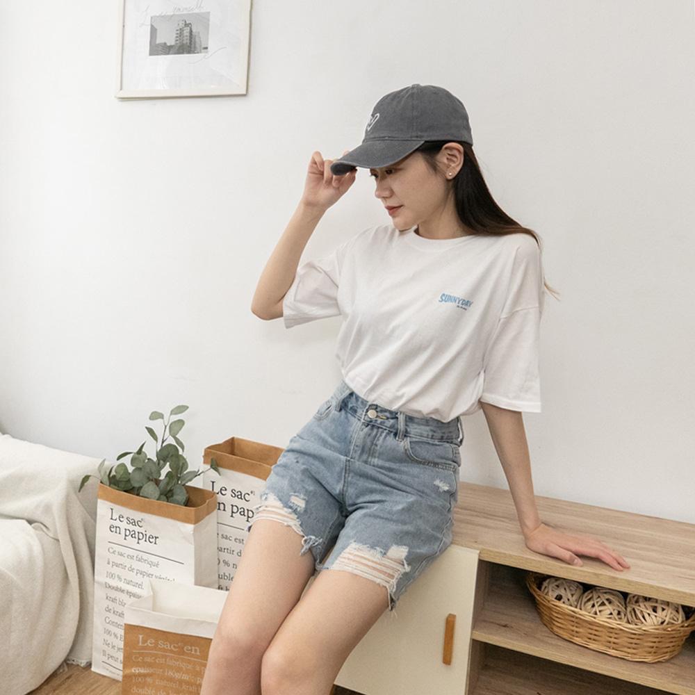 AHUA阿華有事嗎 縷空愛心刺繡棒球帽 H0052 可調式帽子美式休閒 仿舊 百搭配件 鴨舌帽 帽子 水洗老帽 韓妞-細節圖3