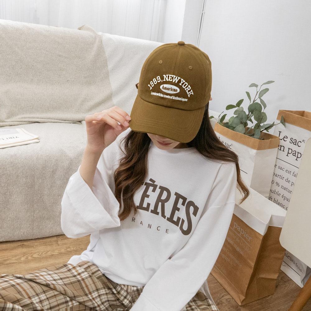 AHUA阿華有事嗎1989紐約刺繡棒球帽 H0051 可調式帽子 美式休閒 簡約 百搭配件 鴨舌帽 帽子 老帽 中性-細節圖5