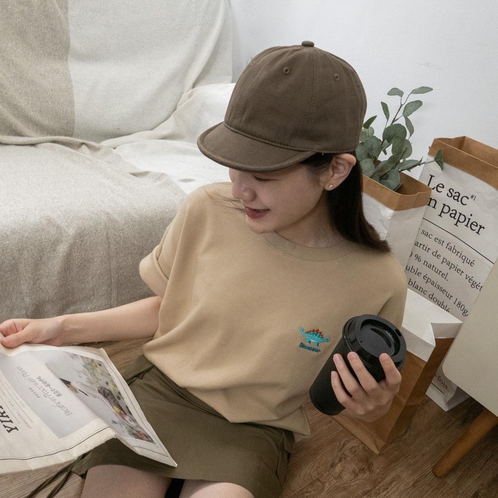 AHUA阿華有事嗎 復古短簷棒球帽 H0048 五片帽 可調式帽子 騎車必備 休閒 百搭配件 鴨舌帽 帽子 老帽 單車帽-細節圖3