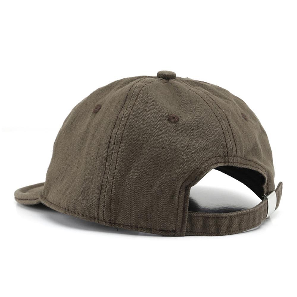 AHUA阿華有事嗎 復古短簷棒球帽 H0048 五片帽 可調式帽子 騎車必備 休閒 百搭配件 鴨舌帽 帽子 老帽 單車帽-細節圖7