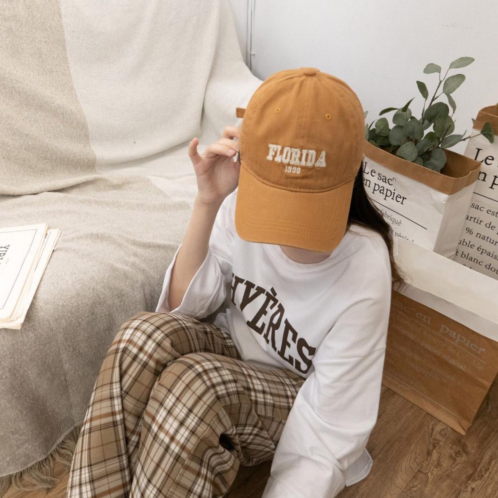 AHUA阿華有事嗎  可調式帽子佛羅里達刺繡棒球帽 H0056 運動必備 簡約 百搭配件 鴨舌帽 帽子 老帽-細節圖3