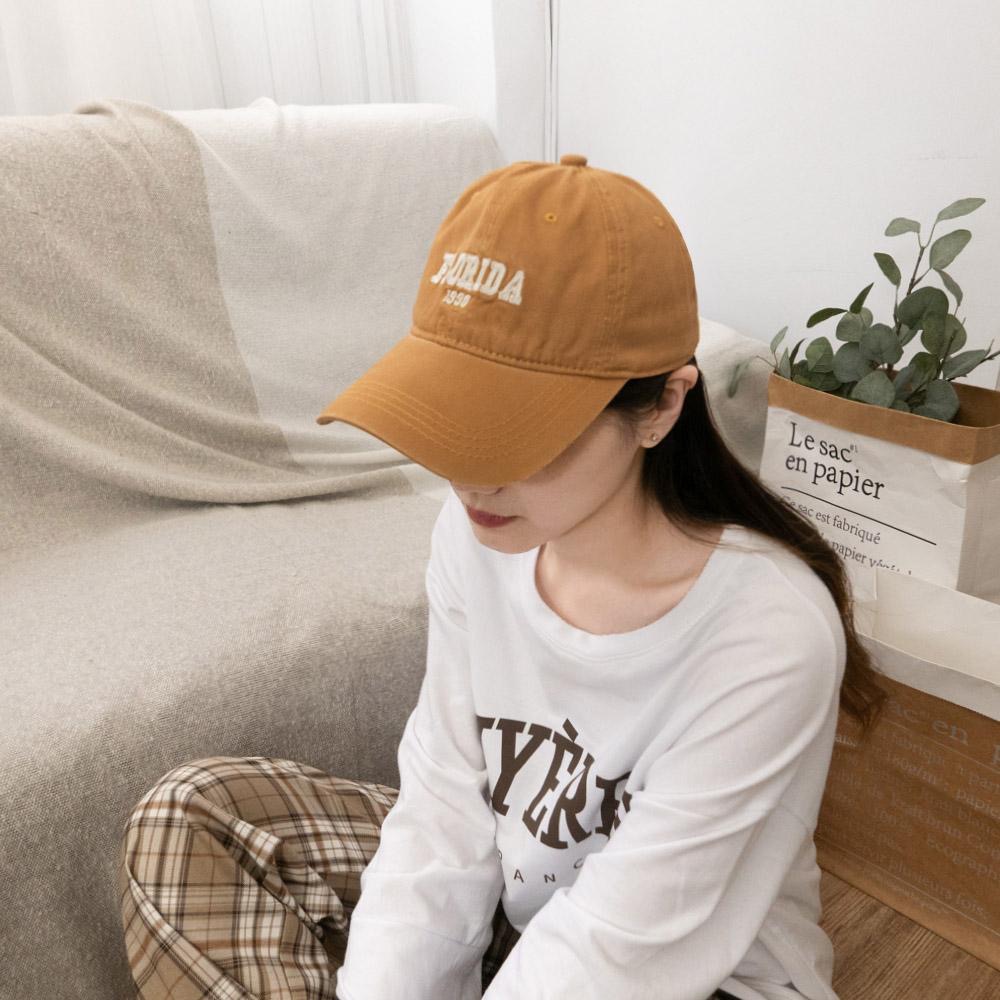 AHUA阿華有事嗎  可調式帽子佛羅里達刺繡棒球帽 H0056 運動必備 簡約 百搭配件 鴨舌帽 帽子 老帽-細節圖4