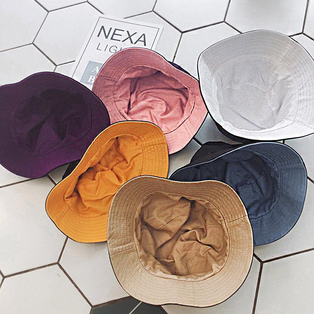 AHUA阿華有事嗎 韓系女裝配件 復古純色雙面漁夫帽【H0025】復古 漁夫帽 配件 韓妞必備 百搭基本款-細節圖3