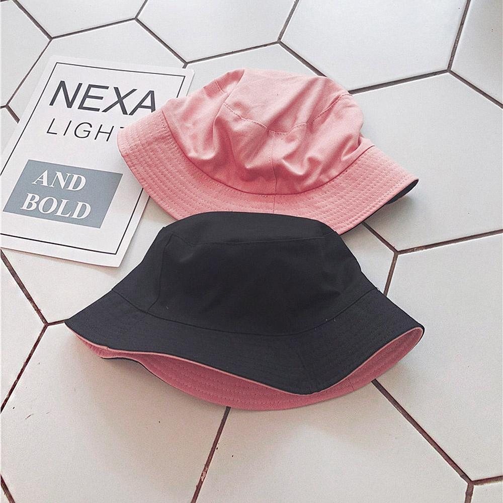 AHUA阿華有事嗎 韓系女裝配件 復古純色雙面漁夫帽【H0025】復古 漁夫帽 配件 韓妞必備 百搭基本款-細節圖9