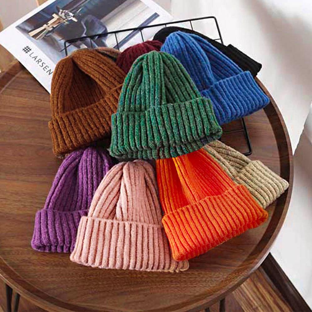 AUHA阿華有事嗎 韓系純色保暖坑條針織毛帽 奶嘴帽【H0029】毛帽推薦 秋冬必備 韓妞最愛 百搭基本款-細節圖2