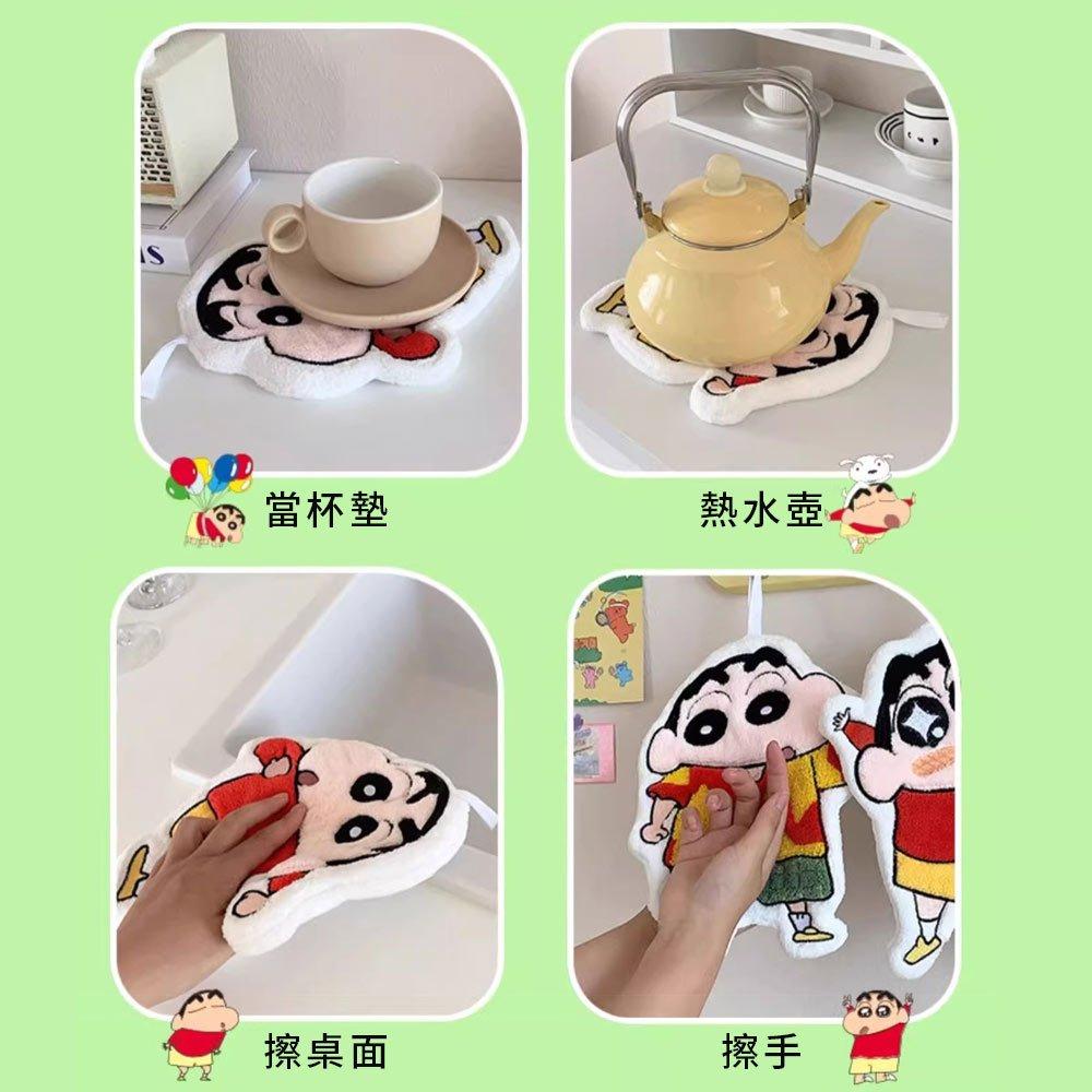 AHUA阿華有事嗎 蠟筆小新動作表情珊瑚絨速乾擦手巾 F0073 生活雜貨 擦手巾 毛巾 珊瑚絨 吸水 可愛-細節圖4