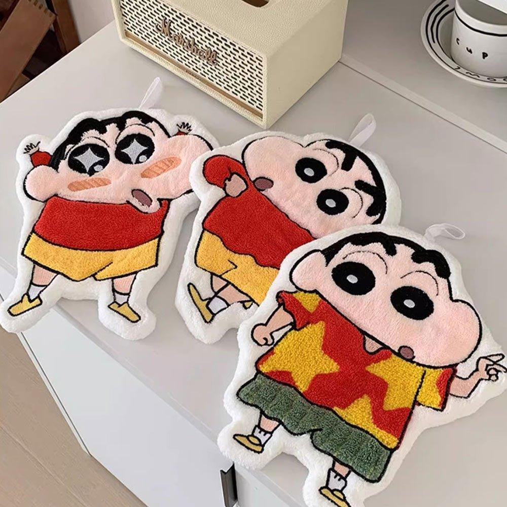 AHUA阿華有事嗎 蠟筆小新動作表情珊瑚絨速乾擦手巾 F0073 生活雜貨 擦手巾 毛巾 珊瑚絨 吸水 可愛-細節圖6