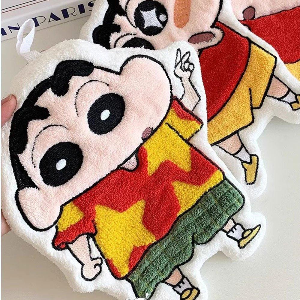 AHUA阿華有事嗎 蠟筆小新動作表情珊瑚絨速乾擦手巾 F0073 生活雜貨 擦手巾 毛巾 珊瑚絨 吸水 可愛-細節圖7