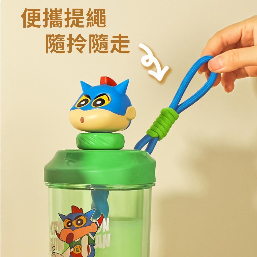 AHUA 阿華有事嗎 蠟筆小新立體大頭裝扮水瓶攪拌杯 F0041 生活百貨 攪拌杯-細節圖4