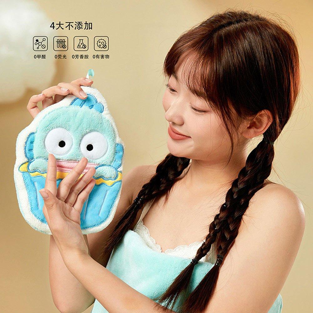 AHUA阿華有事嗎 人魚漢頓珊瑚絨速乾擦手巾 F0072 生活雜貨 擦手巾 毛巾 珊瑚絨 吸水 可愛-細節圖3