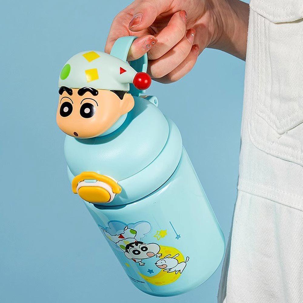 AHUA 阿華有事嗎 蠟筆小新立體大頭裝扮不鏽鋼胖胖保溫杯 F0043 生活百貨 保溫杯-細節圖3