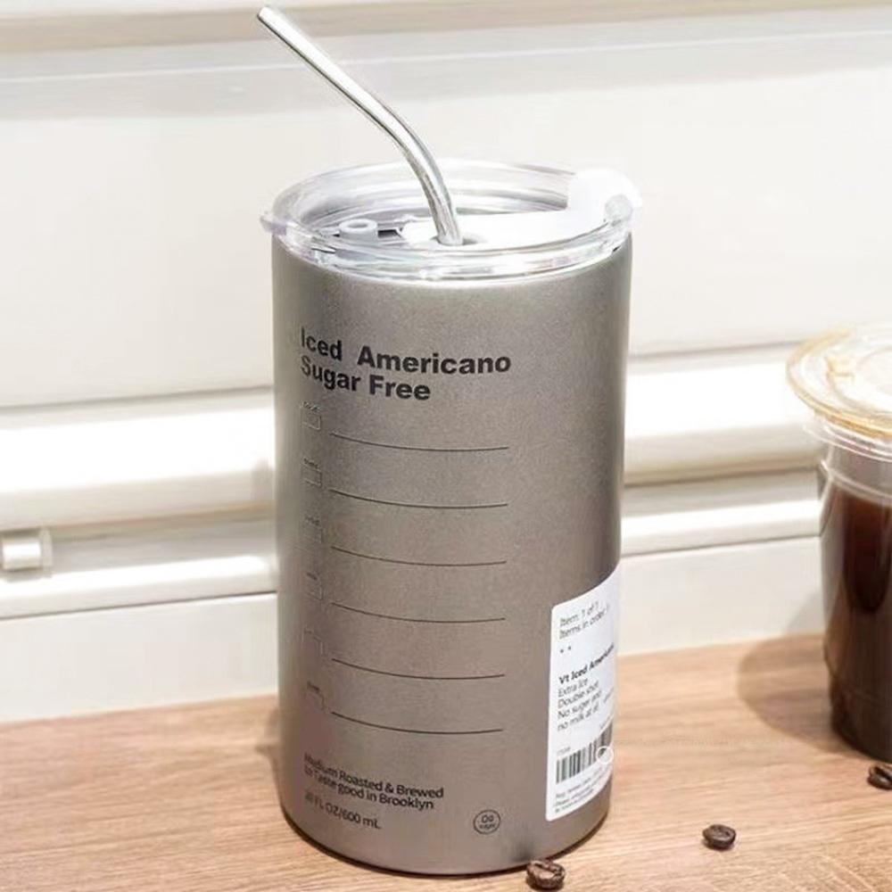 AHUA 阿華有事嗎 冰美式不鏽鋼隨行吸管保溫杯 F0032 生活百貨 隨行杯-細節圖5