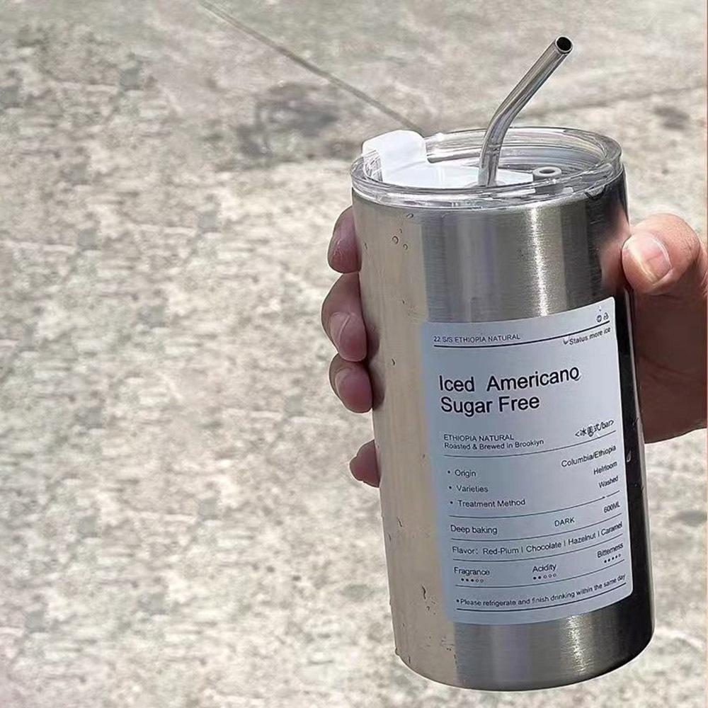 AHUA 阿華有事嗎 冰美式不鏽鋼隨行吸管保溫杯 F0032 生活百貨 隨行杯-細節圖7