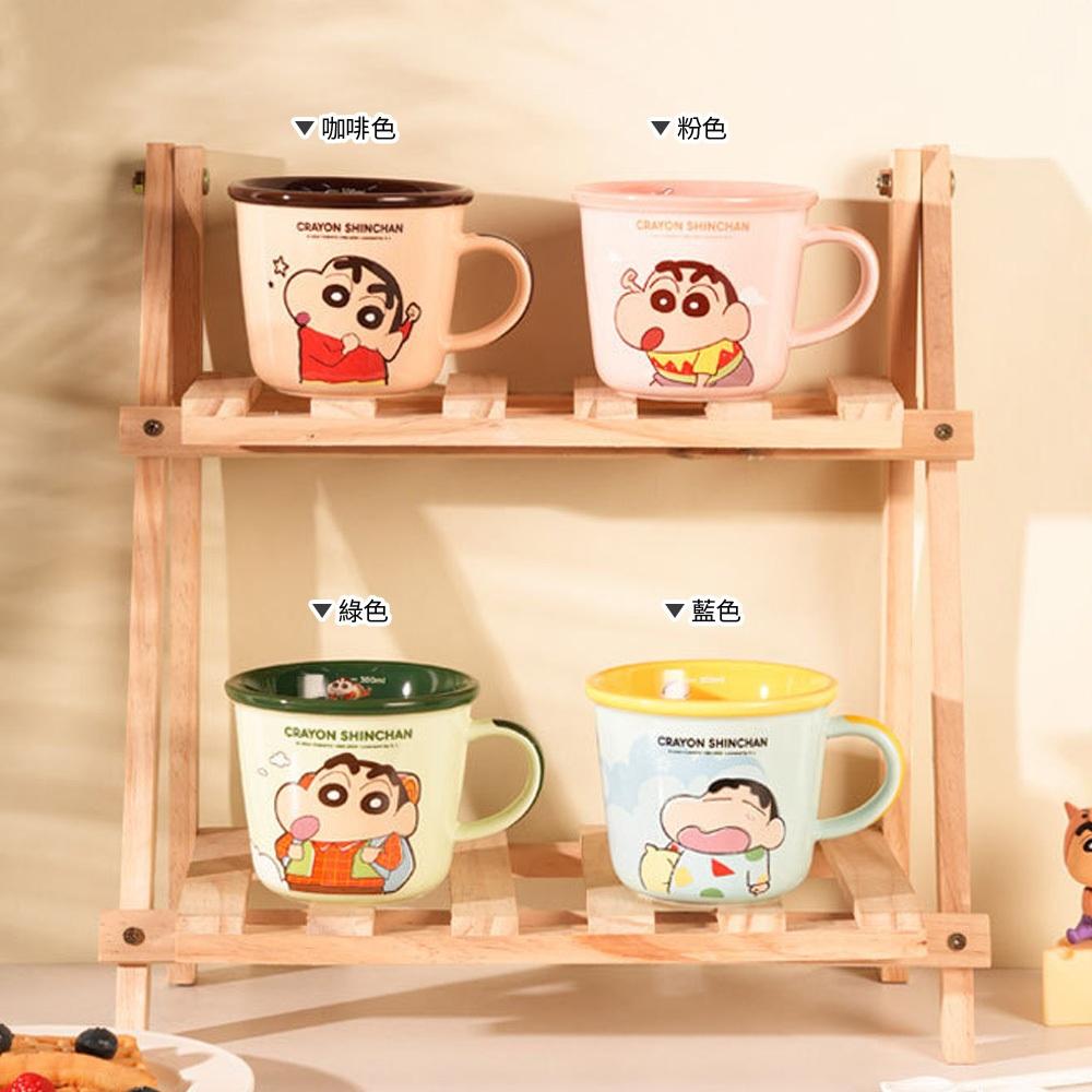 AHUA 阿華有事嗎 蠟筆小新與小白日常陶瓷馬克杯 F0044 生活百貨 馬克杯-細節圖2