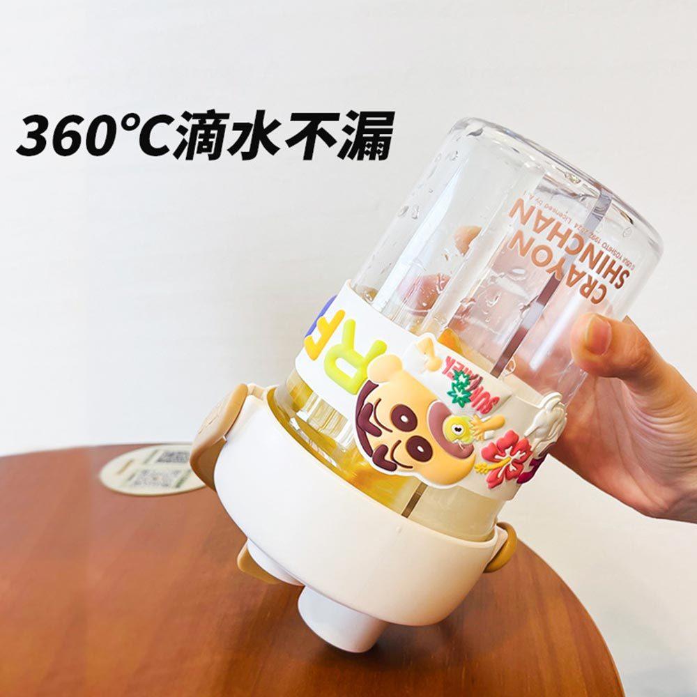 AHUA 阿華有事嗎 蠟筆小新大容量吸管水果桶雙飲水壺 F0042 生活百貨 水壺-細節圖5
