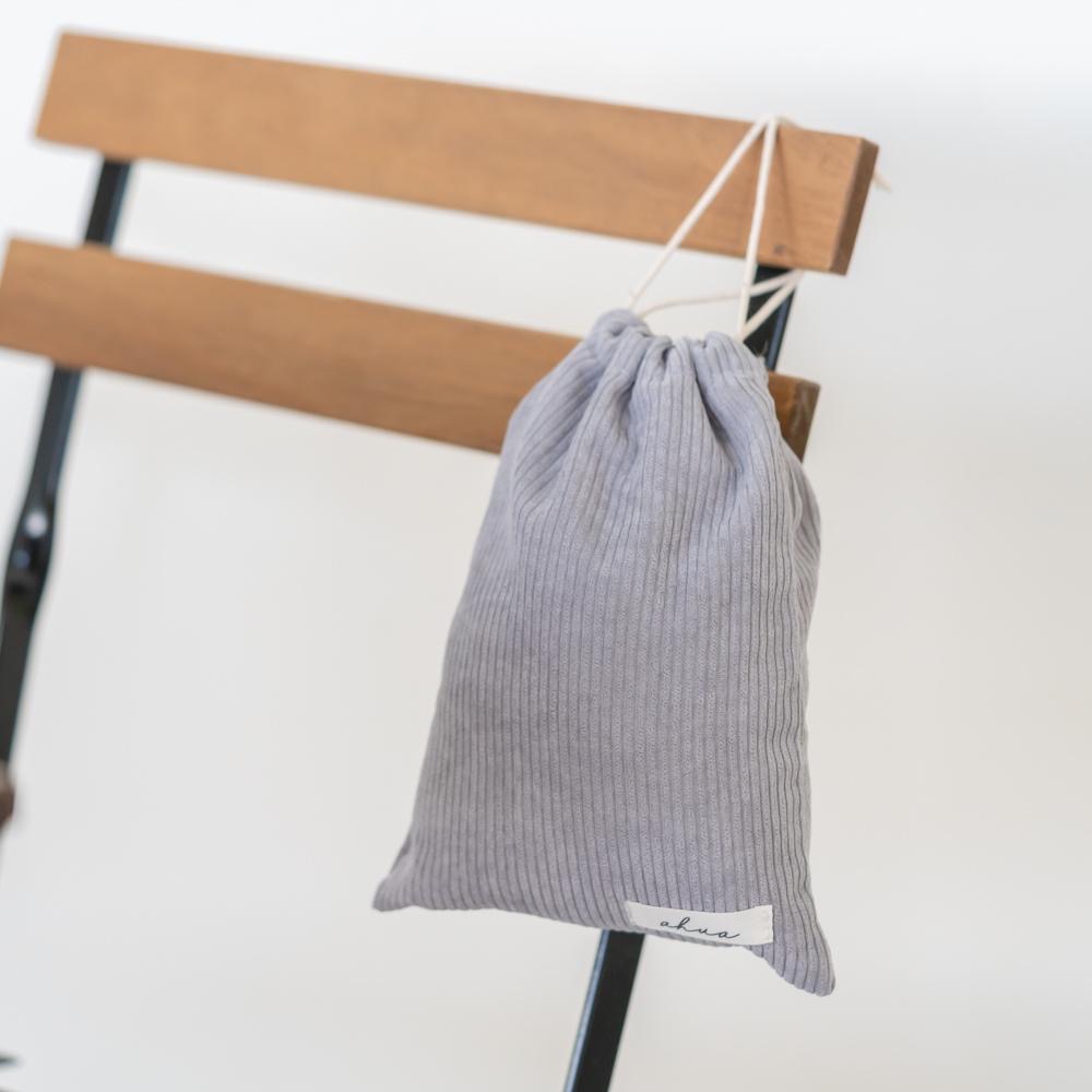 AHUA阿華有事嗎 韓系包包  純色燈芯絨束口袋(大)B0059  韓妞必備小物 百搭配件 包包 袋子 手袋-細節圖9