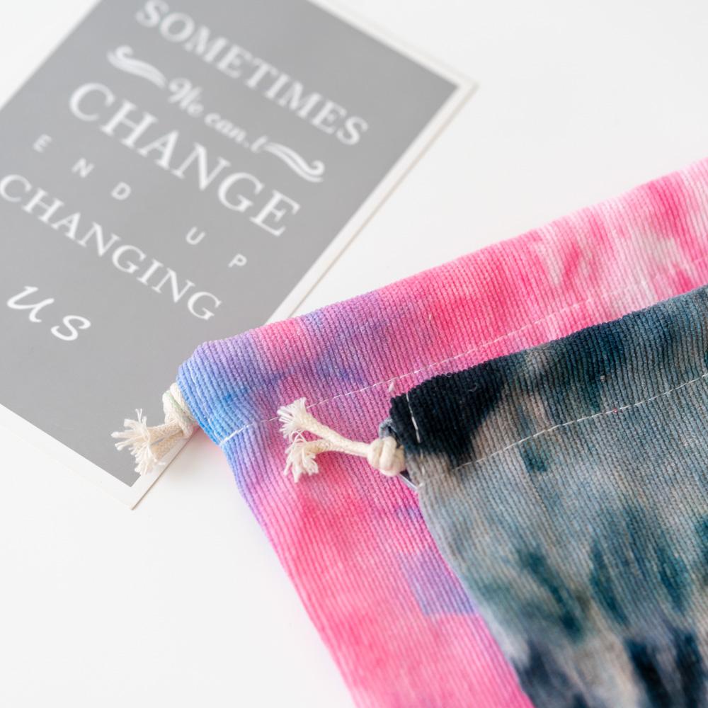 AHUA阿華有事嗎 韓系包包  渲染燈芯絨束口袋(大)B0062  韓妞必備小物 百搭配件 包包 袋子 手袋-細節圖7