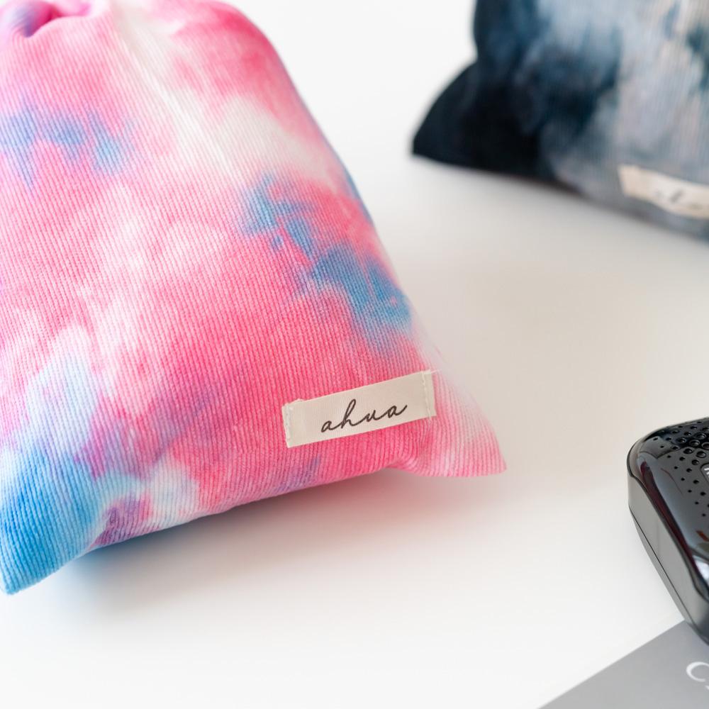 AHUA阿華有事嗎 韓系包包  渲染燈芯絨束口袋(大)B0062  韓妞必備小物 百搭配件 包包 袋子 手袋-細節圖8