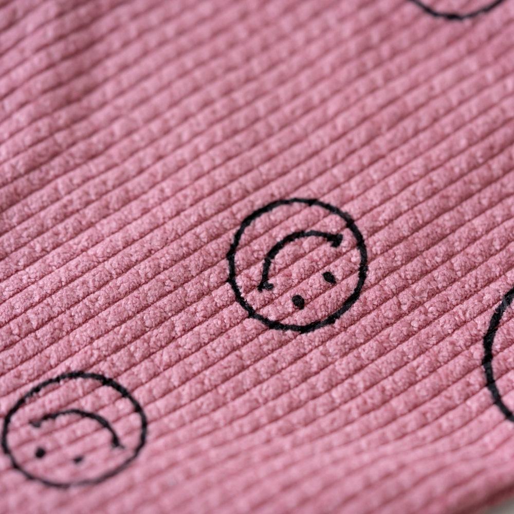 AHUA阿華有事嗎 韓系包包  笑臉燈芯絨束口袋(大)B0058  韓妞必備小物 百搭配件 包包 袋子 手袋-細節圖9