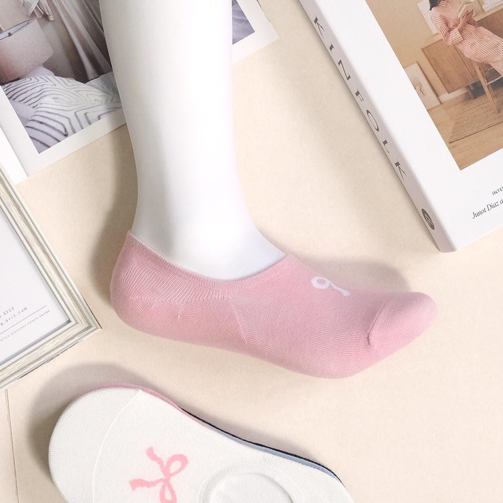 AHUA阿華有事嗎 素色緞帶蝴蝶結隱形襪 K2299 正韓襪子 百搭純棉襪 韓妞必備 少女襪-細節圖9