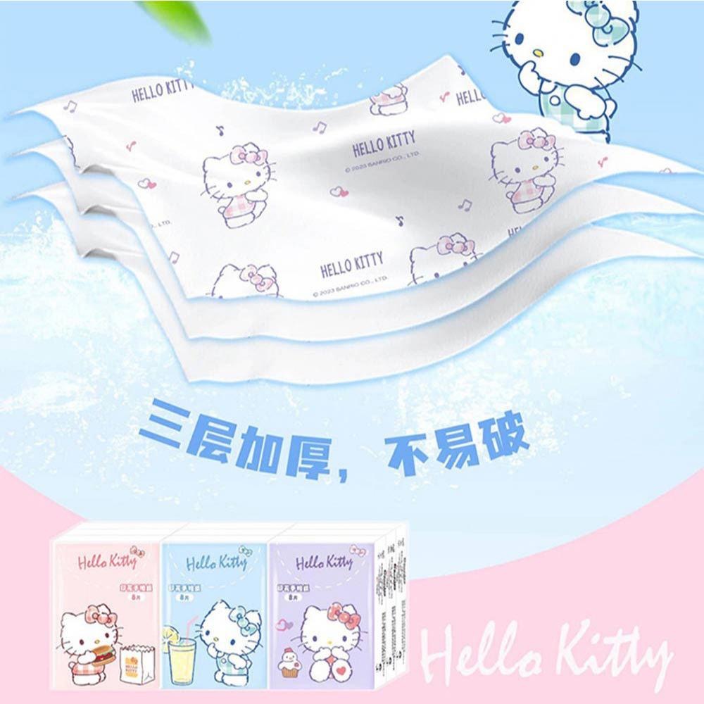 AHUA 阿華有事嗎 三麗鷗迷你隨身印花手帕紙(9包入) F0075  隨身包 攜帶型 印花 衛生紙-細節圖7