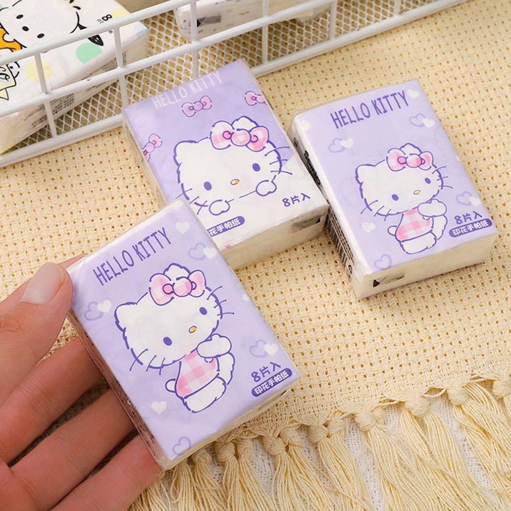 AHUA 阿華有事嗎 三麗鷗迷你隨身印花手帕紙(9包入) F0075  隨身包 攜帶型 印花 衛生紙-細節圖8