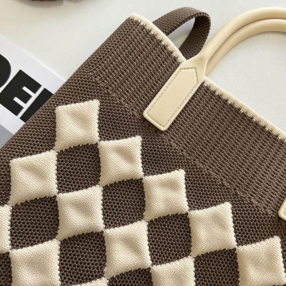 AHUA阿華有事嗎 韓系包包  撞色九顆愛心針織小包 B0100 韓妞必備包 百搭配件 包包 袋子 手袋 肩包 日系-細節圖4