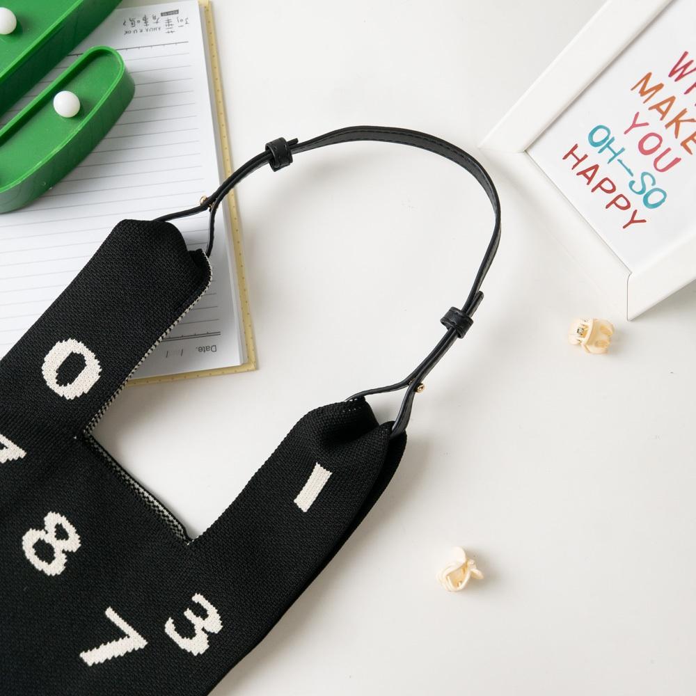 AHUA阿華有事嗎 韓系包包 滿版不規則花朵針織手提包 B0089 針織手提包  韓妞必備包 百搭配件 包包 袋子 手袋-細節圖7