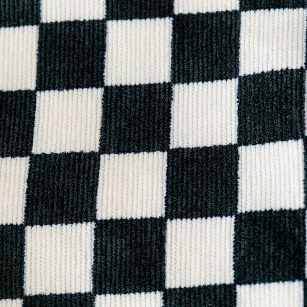 AHUA阿華有事嗎 韓系包包 棋盤格燈芯絨手提包 B0052 韓妞必備小物 百搭配件 包包 袋子 手袋 潮流風-細節圖8