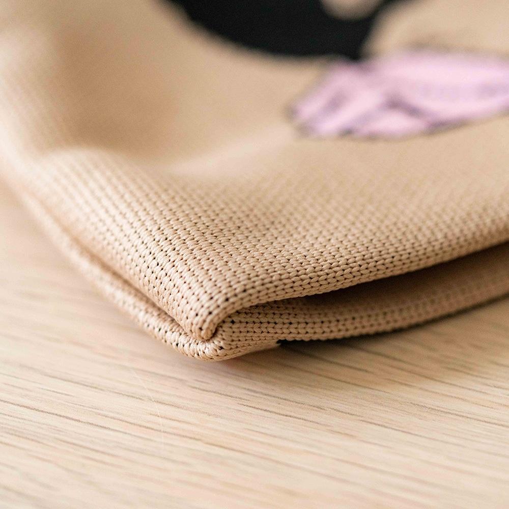 AHUA阿華有事嗎 韓系包包 貓咪蝴蝶親親針織手提包  B0087 韓妞必備包 百搭配件 包包 袋子 手袋 肩包 日系-細節圖4