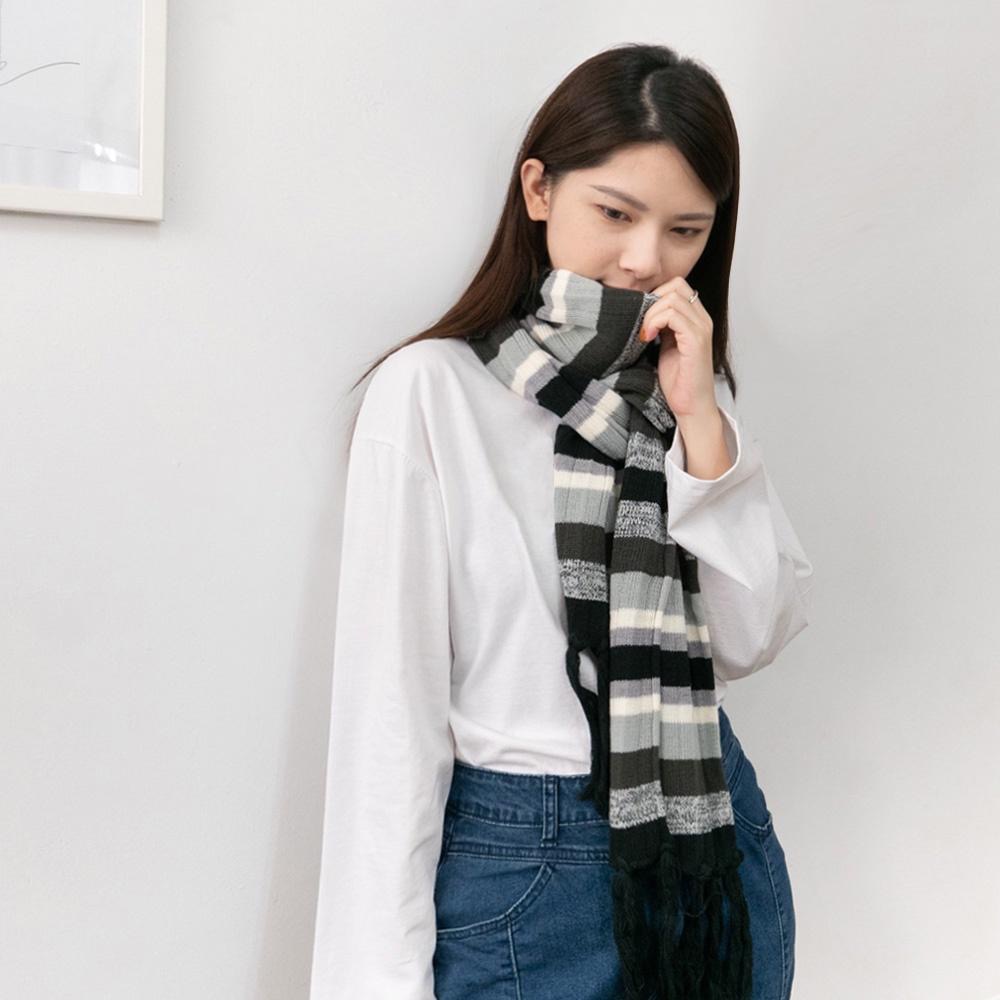 AHUA阿華有事嗎 百搭純色針織短圍巾 E0098 圍巾推薦 冬天保暖必備 百搭基本款-細節圖8