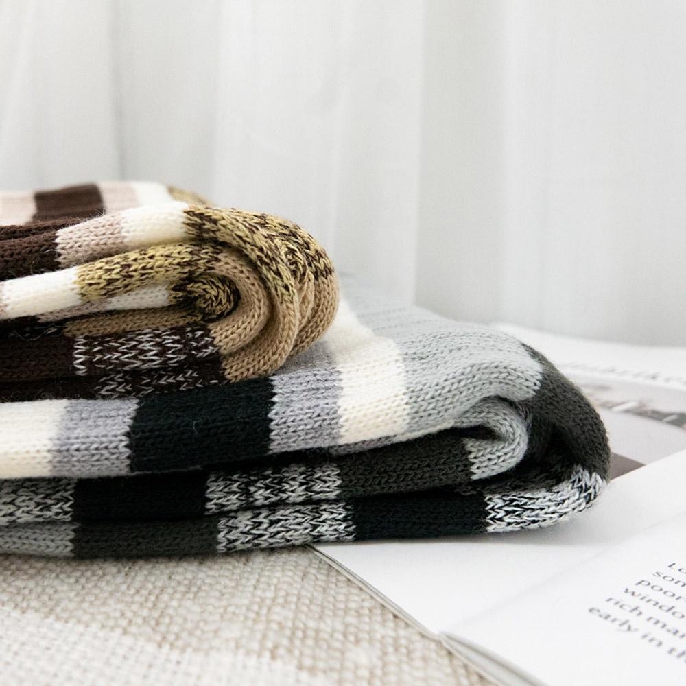 AHUA阿華有事嗎 百搭純色針織短圍巾 E0098 圍巾推薦 冬天保暖必備 百搭基本款-細節圖9