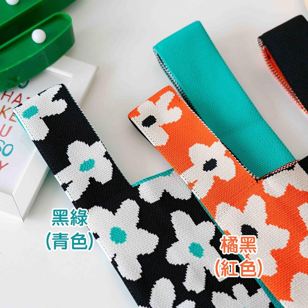 AHUA阿華有事嗎 韓系包包  滿版小花拼純色針織手提包 B0071 韓妞必備包 百搭配件 包包 袋子 手袋 肩包 日系-細節圖2