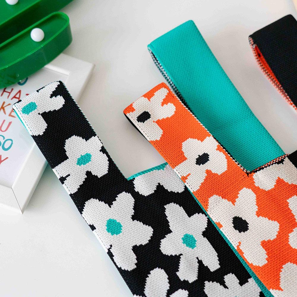 AHUA阿華有事嗎 韓系包包  滿版小花拼純色針織手提包 B0071 韓妞必備包 百搭配件 包包 袋子 手袋 肩包 日系-細節圖9