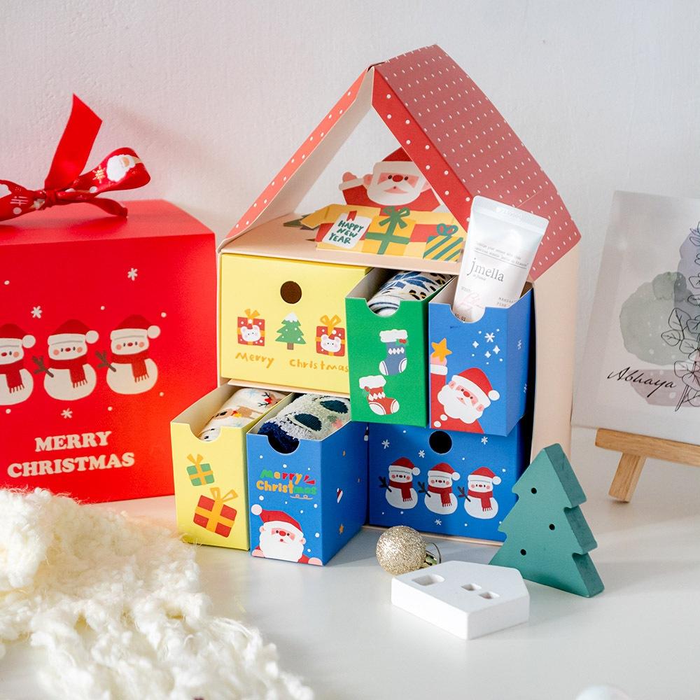 AUHA阿華有事嗎 2023X＇mas 聖誕紅屋抽屜禮盒組 交換禮物 聖誕禮盒 聖誕節 冬日禮盒 送禮必備 倒數禮盒-細節圖3