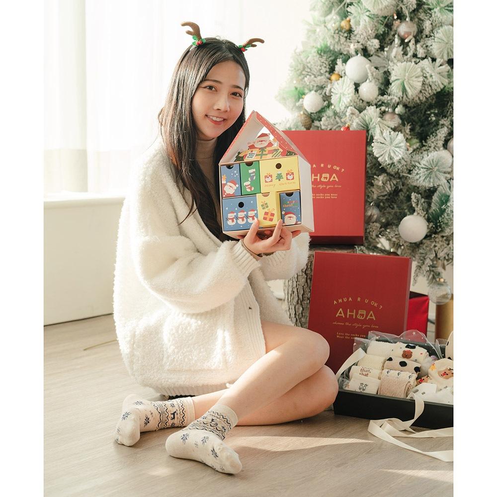 AUHA阿華有事嗎 2023X＇mas 聖誕紅屋抽屜禮盒組 交換禮物 聖誕禮盒 聖誕節 冬日禮盒 送禮必備 倒數禮盒-細節圖6
