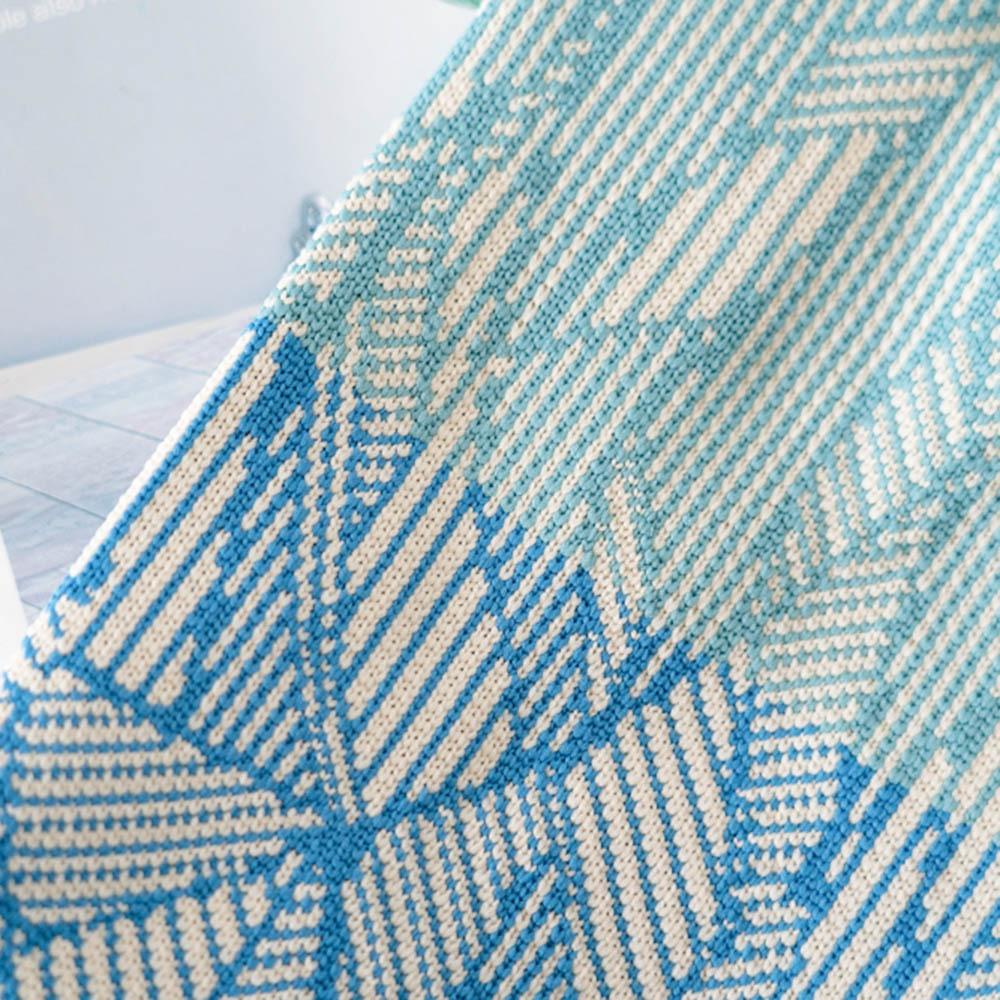 AHUA阿華有事嗎 韓系包包  滿版幾何森林線條針織手提包 B0081 百搭配件 袋子 手袋 肩包-細節圖4