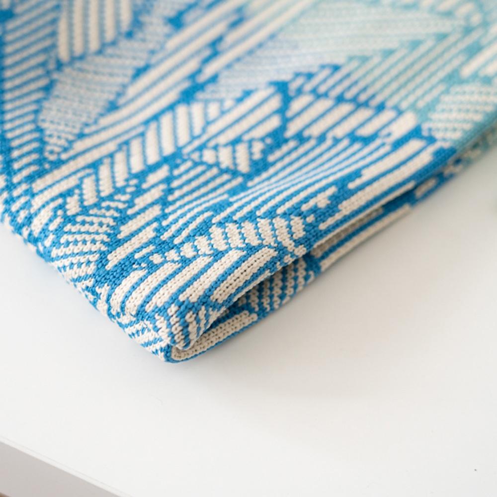 AHUA阿華有事嗎 韓系包包  滿版幾何森林線條針織手提包 B0081 百搭配件 袋子 手袋 肩包-細節圖6