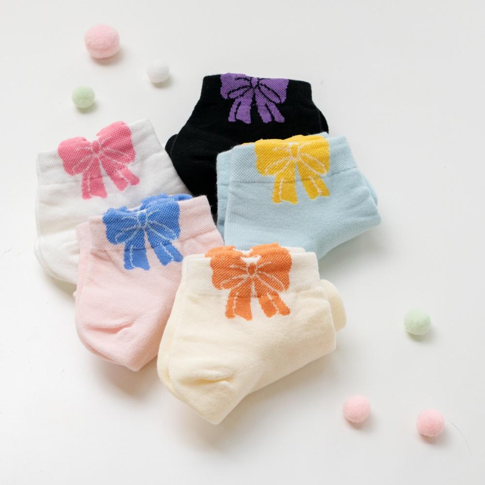 AHUA阿華有事嗎 韓國襪子立體耳朵少女蝴蝶結純色短襪  K1963 韓妞必備 百搭純棉襪  韓系 日系 可愛-細節圖6