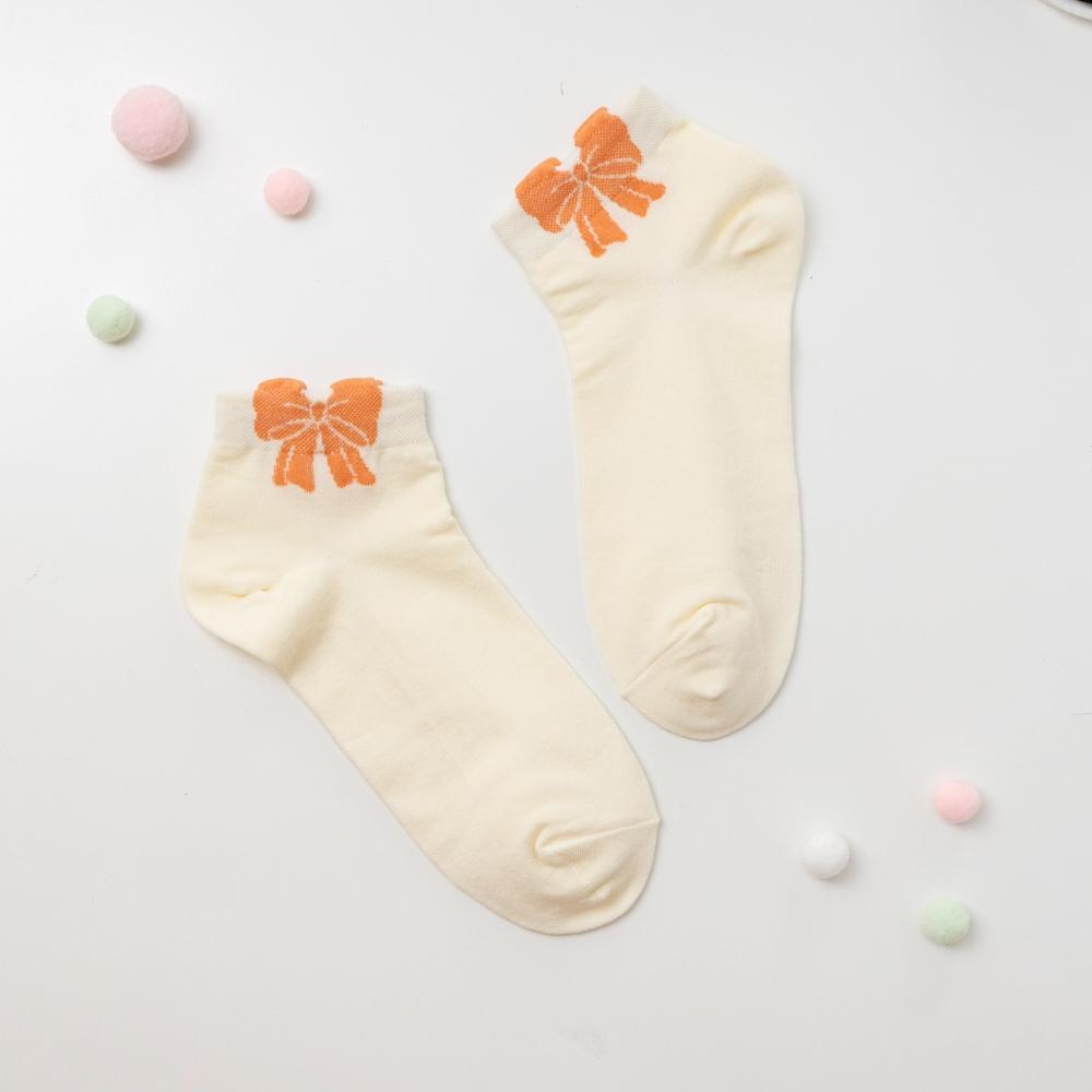 AHUA阿華有事嗎 韓國襪子立體耳朵少女蝴蝶結純色短襪  K1963 韓妞必備 百搭純棉襪  韓系 日系 可愛-細節圖7