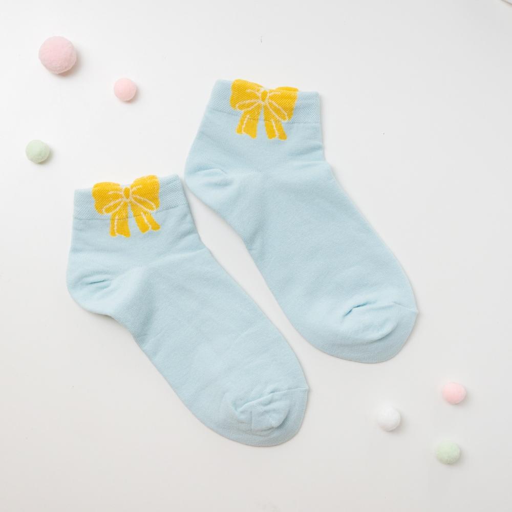 AHUA阿華有事嗎 韓國襪子立體耳朵少女蝴蝶結純色短襪  K1963 韓妞必備 百搭純棉襪  韓系 日系 可愛-細節圖8