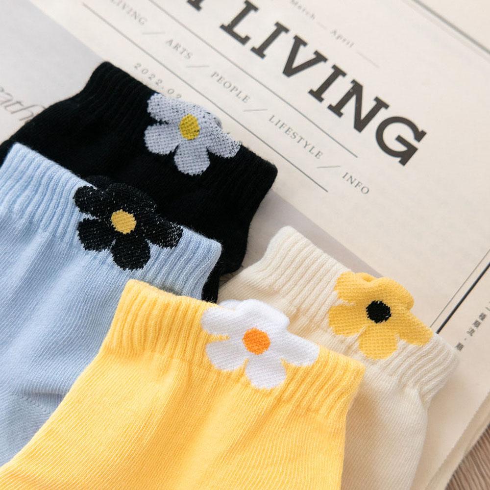 AHUA阿華有事嗎 韓國襪子 立體小花日系中短襪 K1727 襪子推薦 流行襪首選 長襪 可愛 日雜 短襪 鹽系 中筒襪-細節圖5