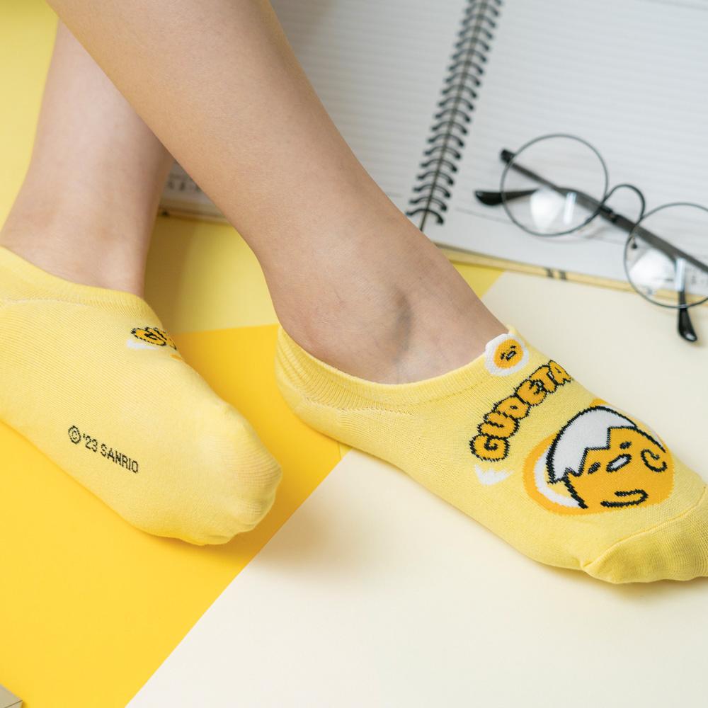 AHUA阿華有事嗎 韓國襪子 三麗鷗立體耳朵英文愛心底隱形襪 K1740 正韓少女襪 韓妞必備長襪 百搭純棉襪 卡通襪-細節圖3