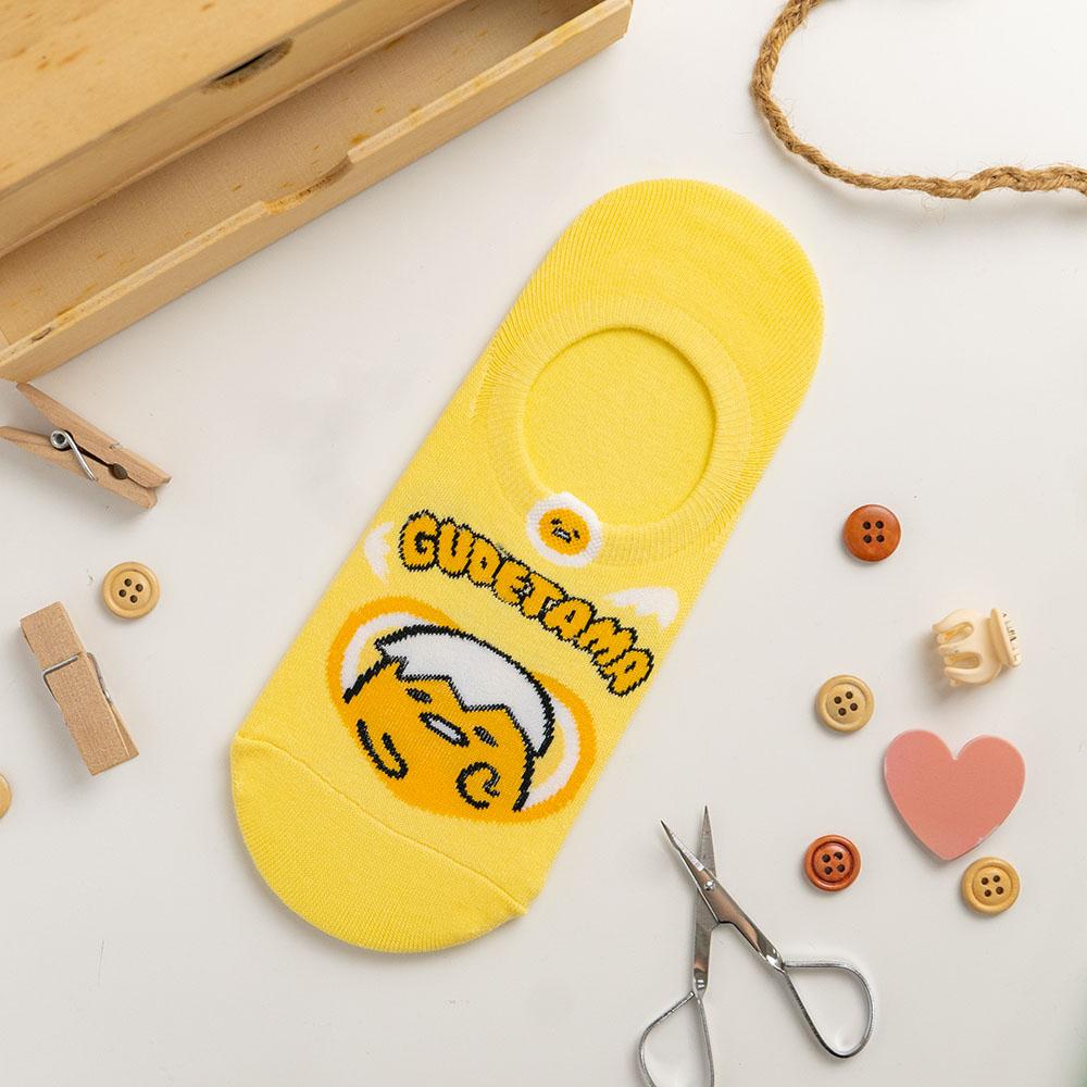 AHUA阿華有事嗎 韓國襪子 三麗鷗立體耳朵英文愛心底隱形襪 K1740 正韓少女襪 韓妞必備長襪 百搭純棉襪 卡通襪-細節圖8